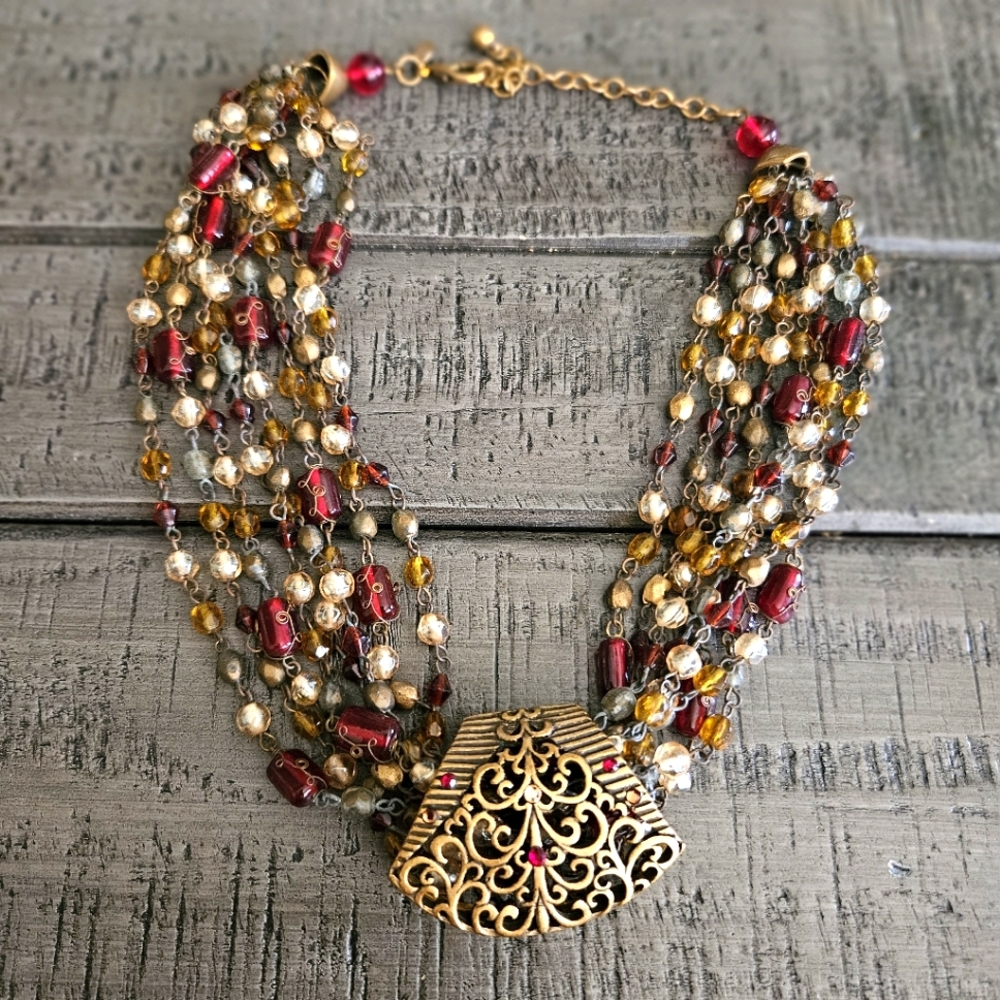 Chico's Chunky 6-strand necklace